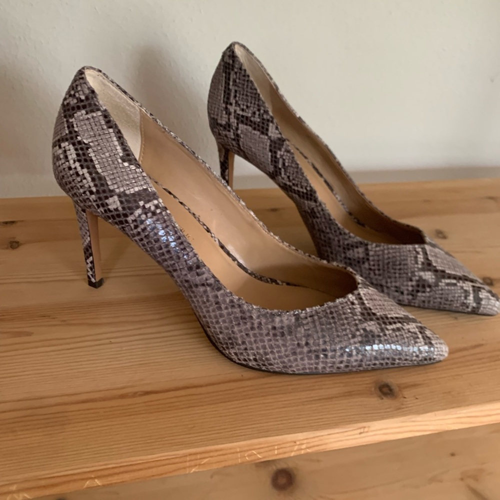 Snakeskin Heels